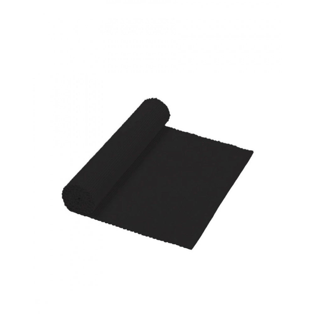 Ribbed Cotton Place Mats Sets (Black)