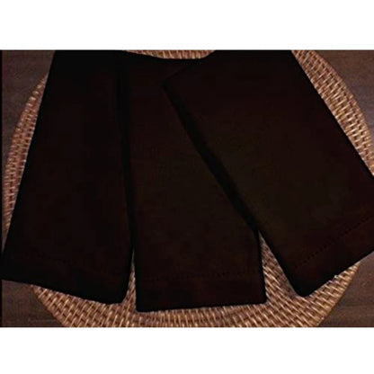 Solid Cotton Napkins Sets (Brown)