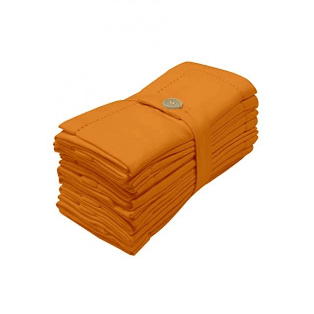 Solid Cotton Napkins Sets ( Orange)