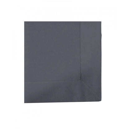 Solid Cotton Napkins Sets (Steel Grey)