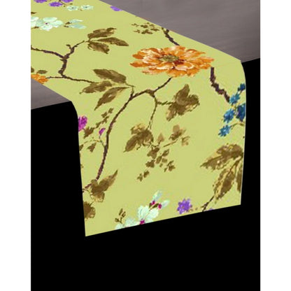 Printed Polyester Table Runners (Mustard)