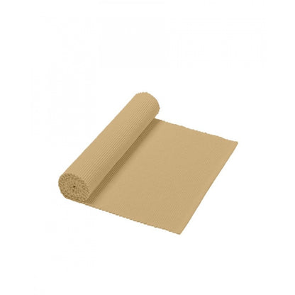 Ribbed Cotton Table Runners (Beige)