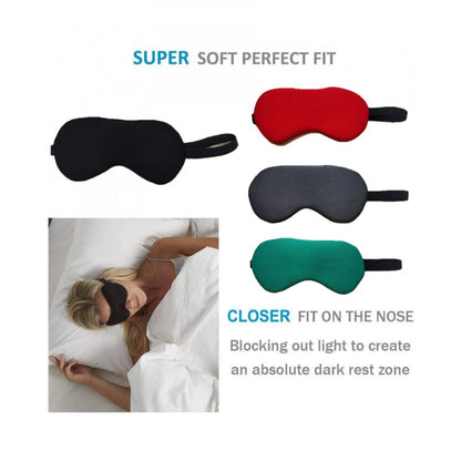 Solid Lycra Foam Eyemasks (Black)