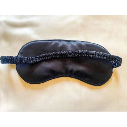 Solid Satin Silk Eyemasks (Black)