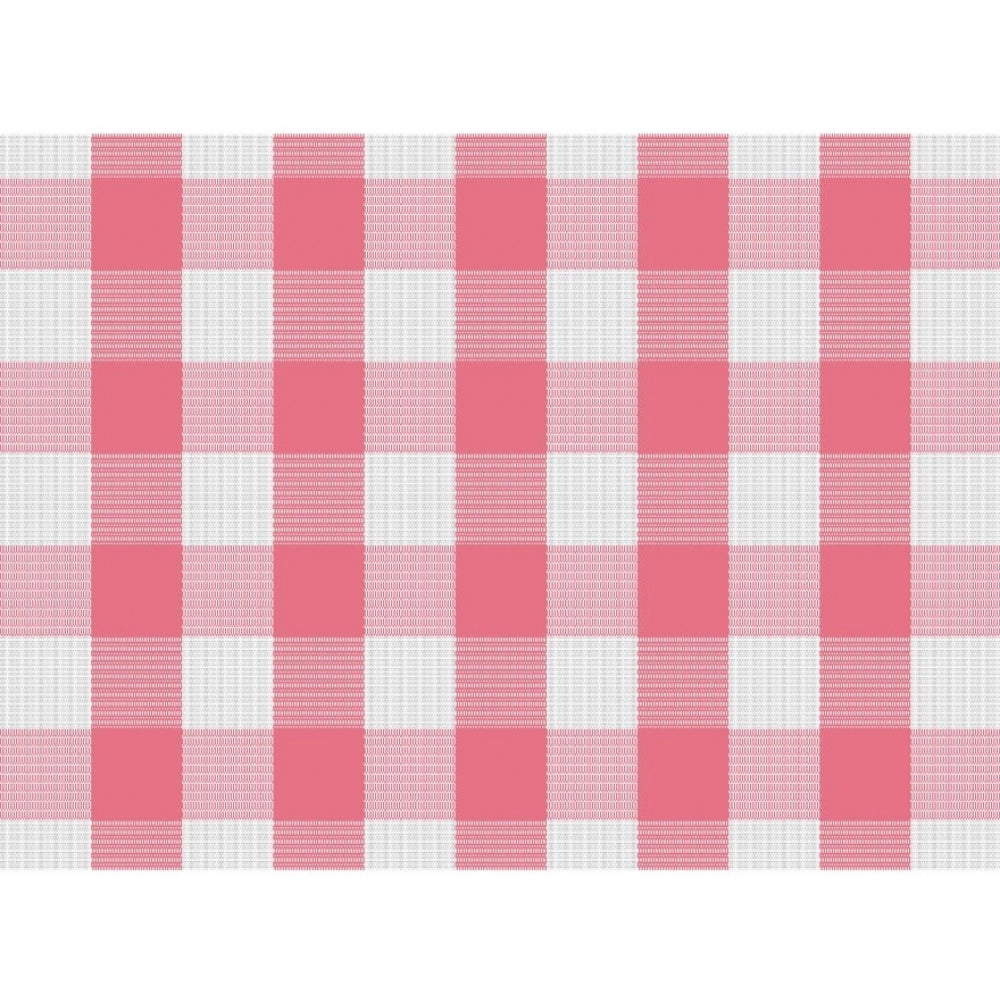 Checked Cotton Place Mats Sets (Pink &amp; White)