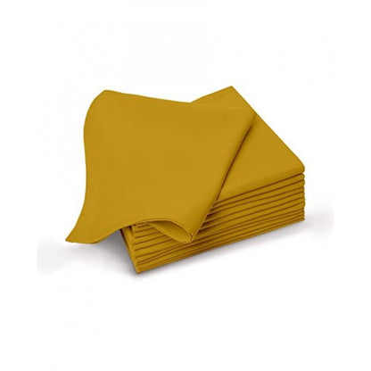 Solid Cotton Napkins Sets (Mustard Yellow)