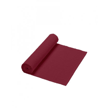 Ribbed Cotton Place Mats Sets (Maroon)