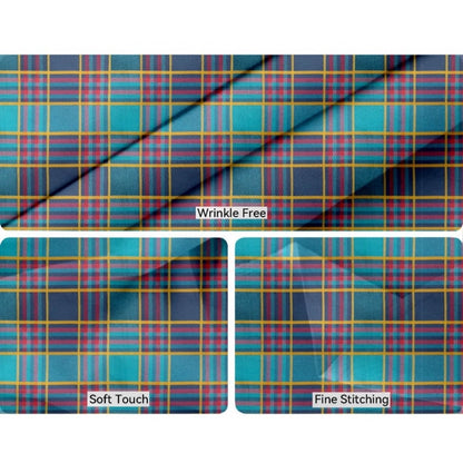 Checked Cotton Checks Table Cloth (Multicolor)