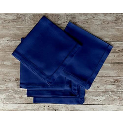 Solid Cotton Napkins Sets (Blue)