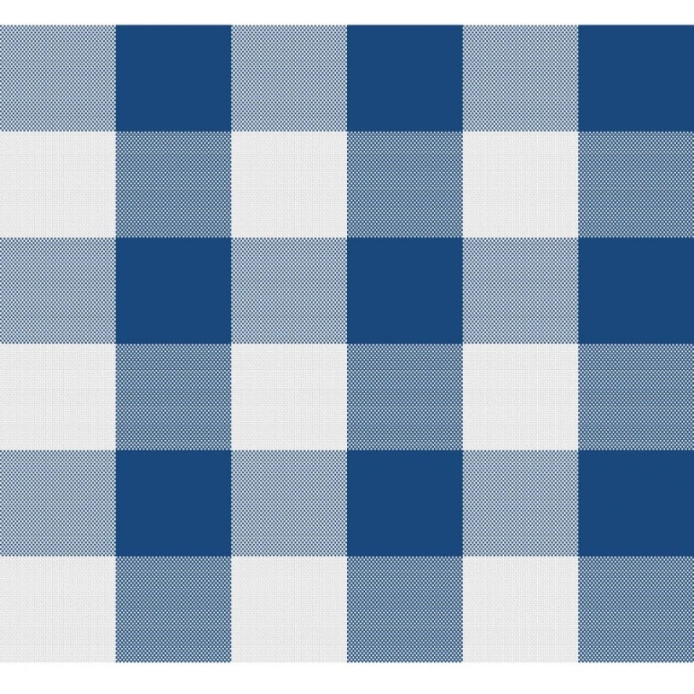 Checked Cotton Checks Table Cloth (Blue)