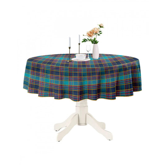 Checked Cotton Checks Table Cloth (Multicolor)