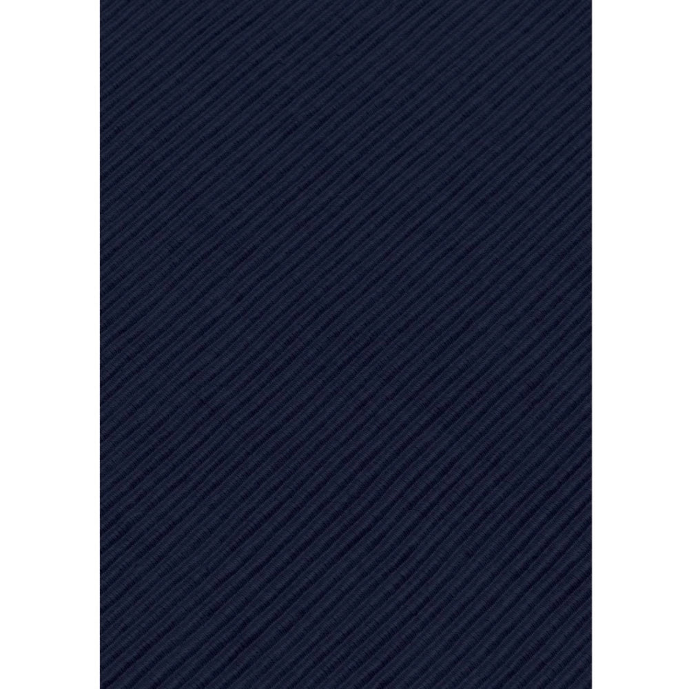 Ribbed Cotton Table Runners (Navy Blue)