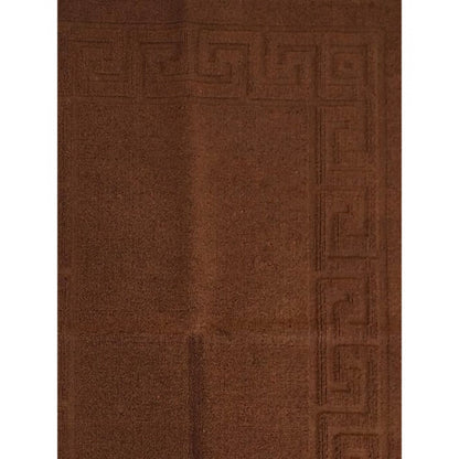 Solid Cotton Hotel Bathmats (Brown)