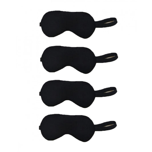 Solid Lycra Foam Eyemasks (Black)