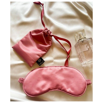 Solid Satin Silk Eyemasks (Pink)