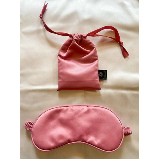 Solid Satin Silk Eyemasks (Pink)