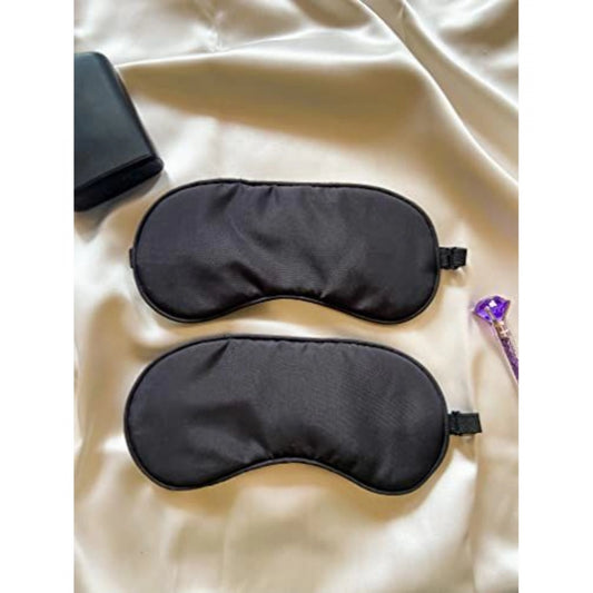 Solid Polyester Eyemasks (Black)