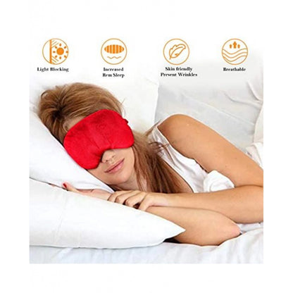 Solid Velvet Eyemasks (Black &amp; Red)