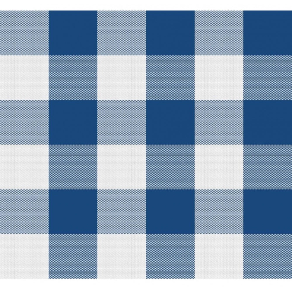 Checked Cotton Place Mats Sets (Royal Blue)