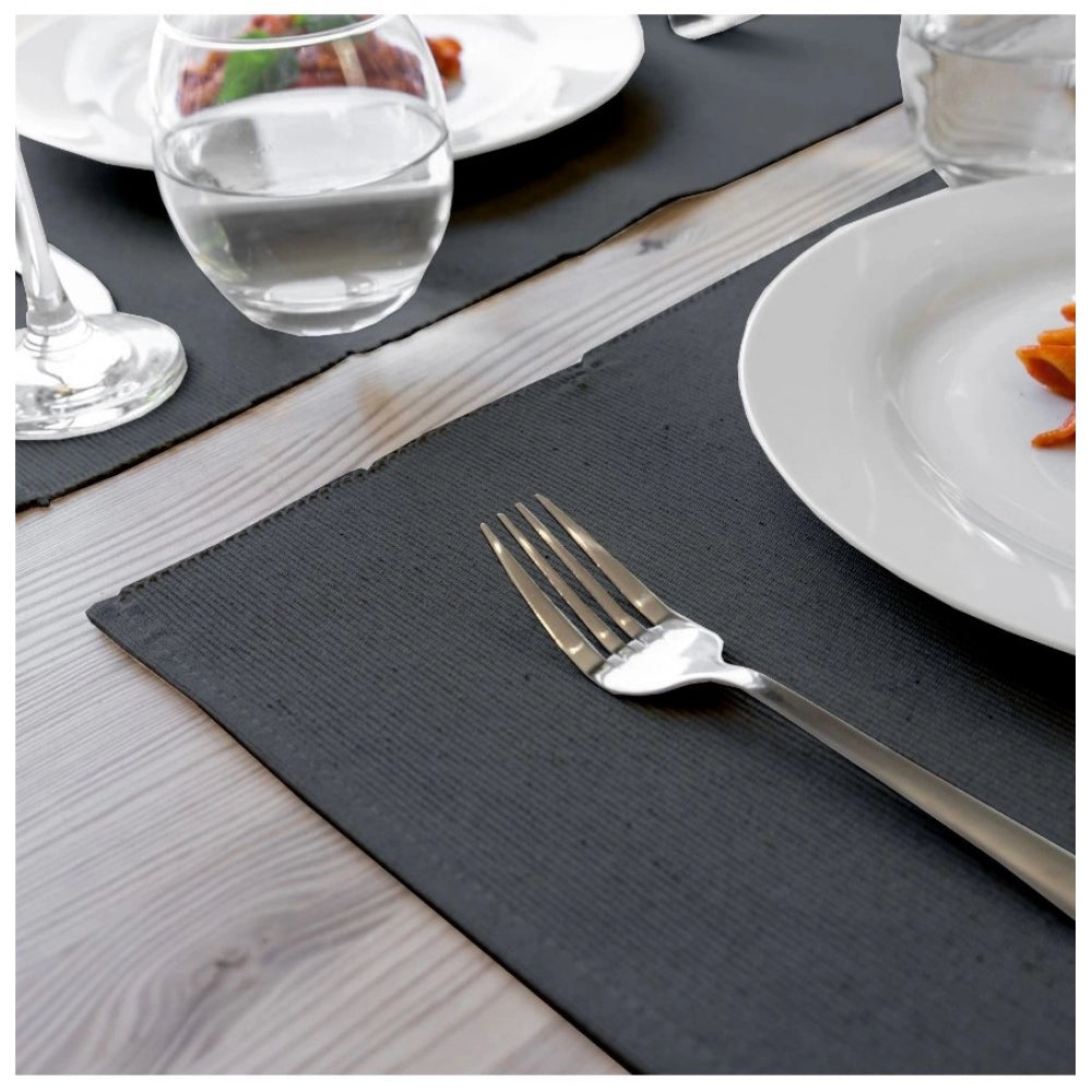 Solid Cotton Place Mats Sets (Grey)