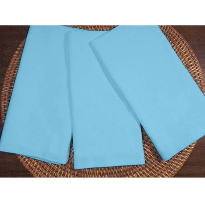 Solid Cotton Napkins Sets (Light Blue)