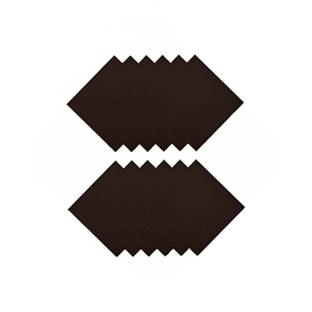 Solid Cotton Napkins Sets (Brown)