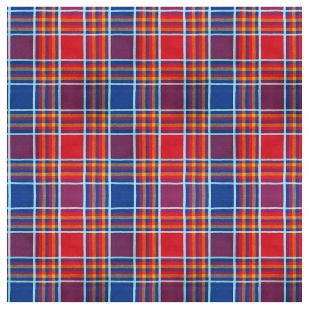 Checked Cotton Checks Table Cloth (Multicolor)