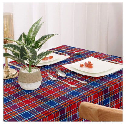 Checked Cotton Checks Table Cloth (Multicolor)