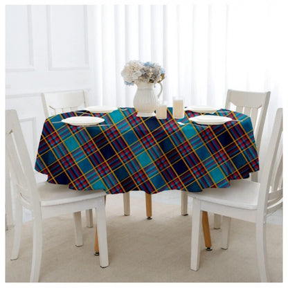 Checked Cotton Checks Table Cloth (Multicolor)