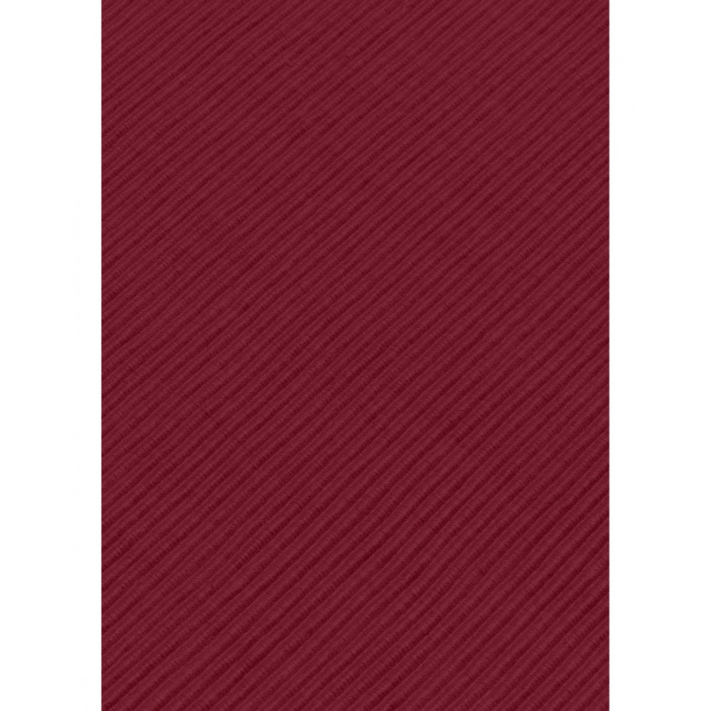 Ribbed Cotton Table Runners (Maroon)