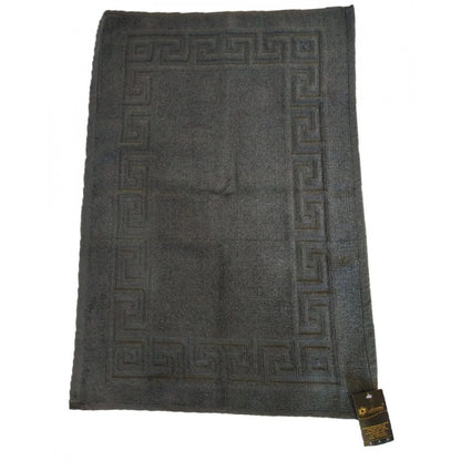 Solid Cotton Hotel Bathmats (Grey)