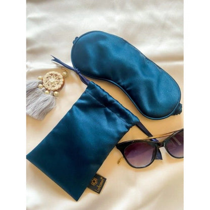 Solid Satin Silk Eyemasks (Navy Blue)