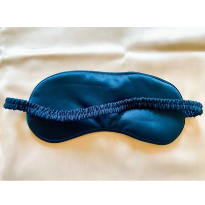 Solid Satin Silk Eyemasks (Navy Blue)