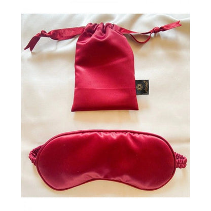 Solid Satin Silk Eyemasks (Maroon)