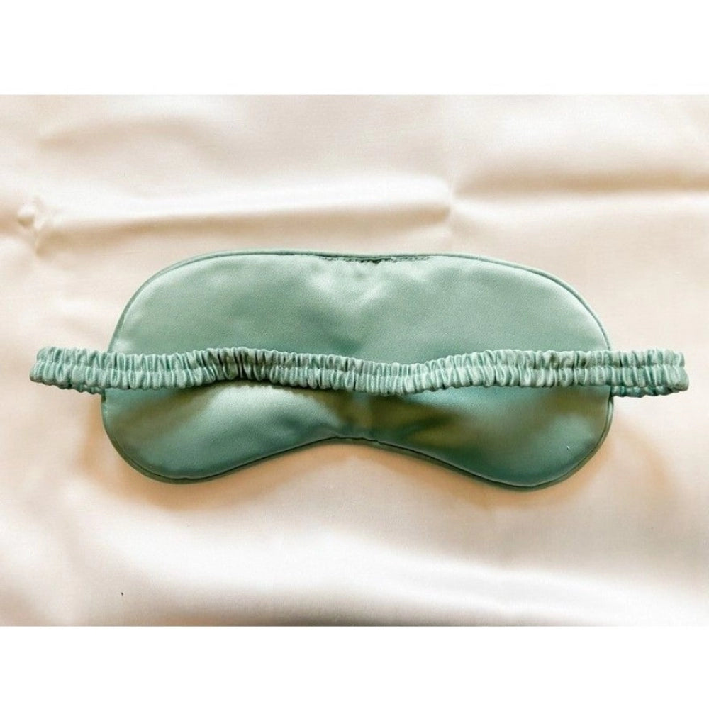 Solid Satin Silk Eyemasks (Green)