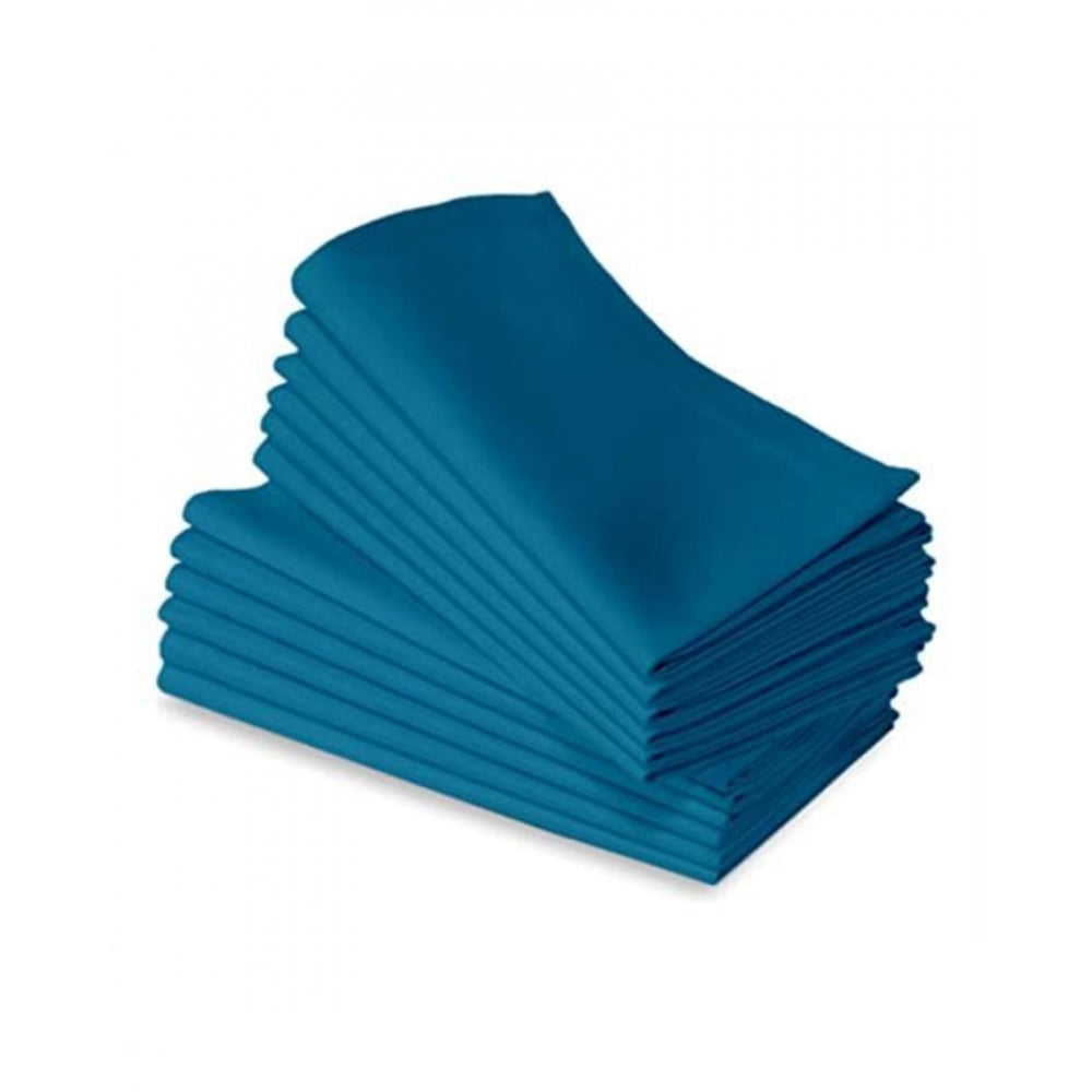 Solid Cotton Napkins Sets (Turquoise green)