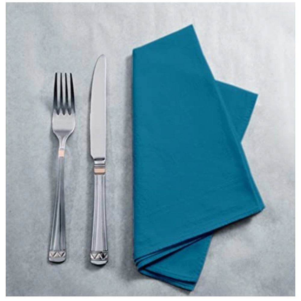 Solid Cotton Napkins Sets (Turquoise green)