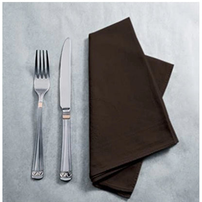 Solid Cotton Napkins Sets (Brown)