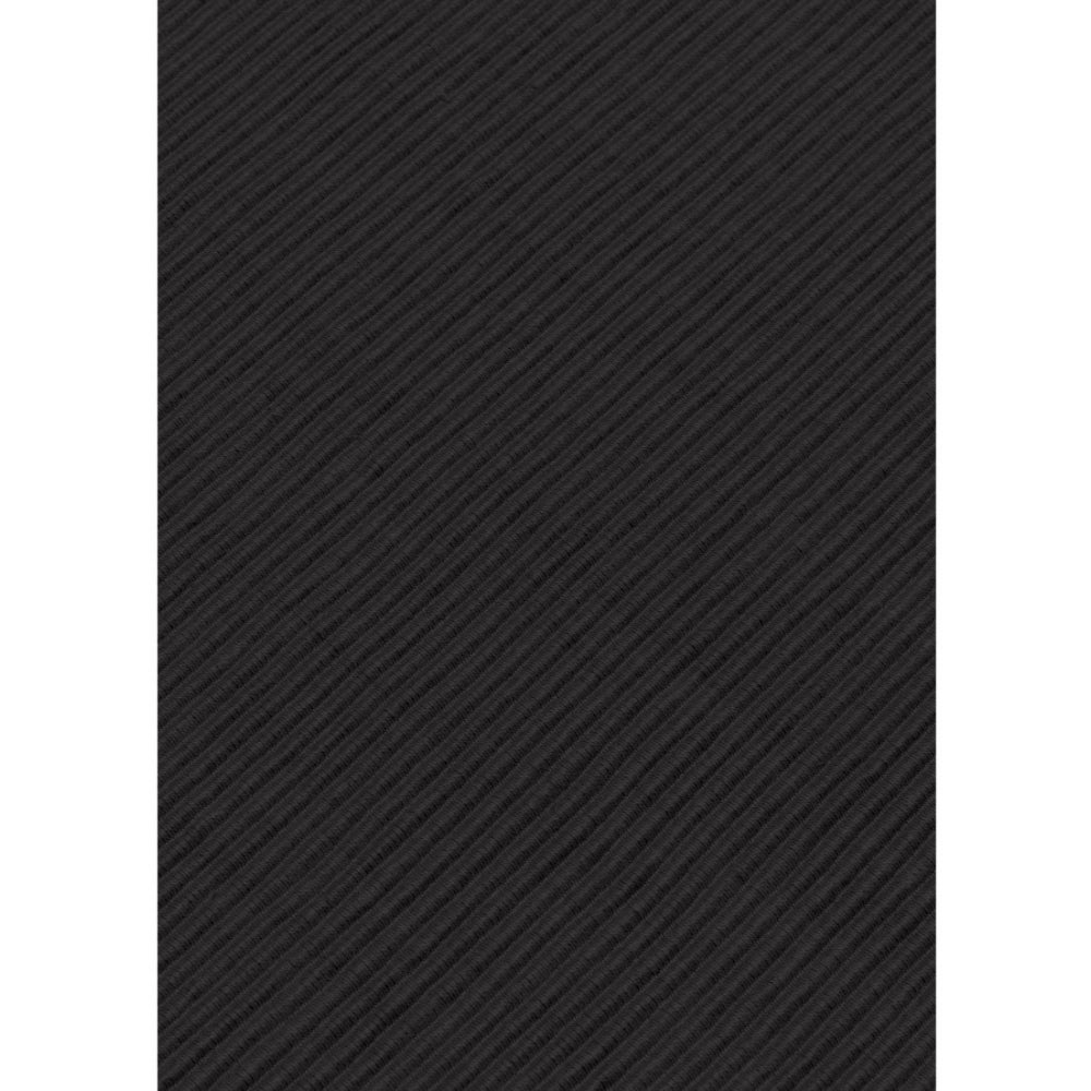 Ribbed Cotton Place Mats Sets (Black)