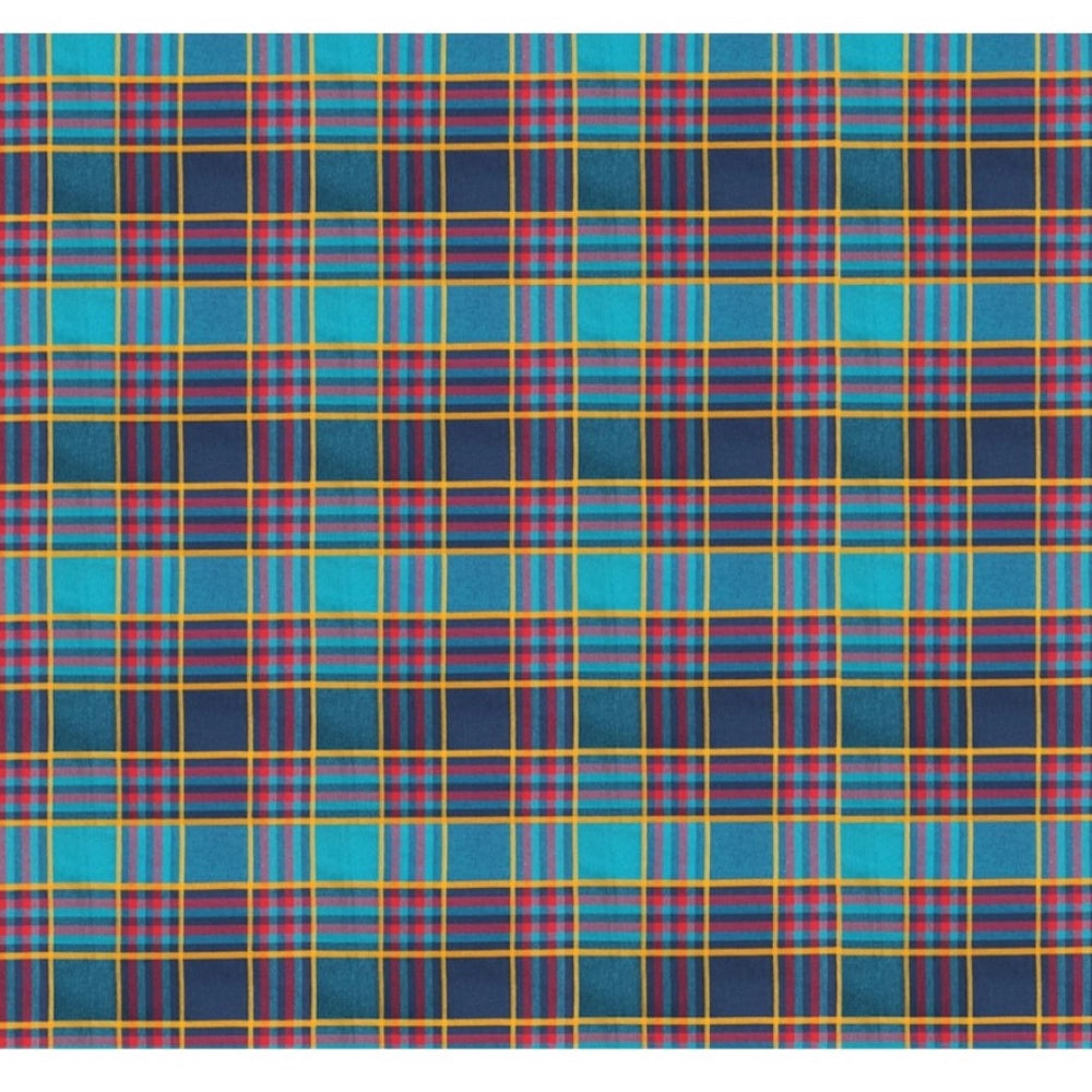 Checked Cotton Checks Table Cloth (Multicolor)