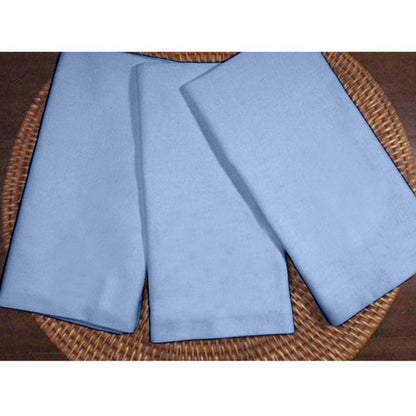 Solid Cotton Napkins Sets (Sky Blue)