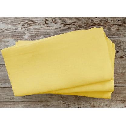 Solid Cotton Napkins Sets (Yellow)