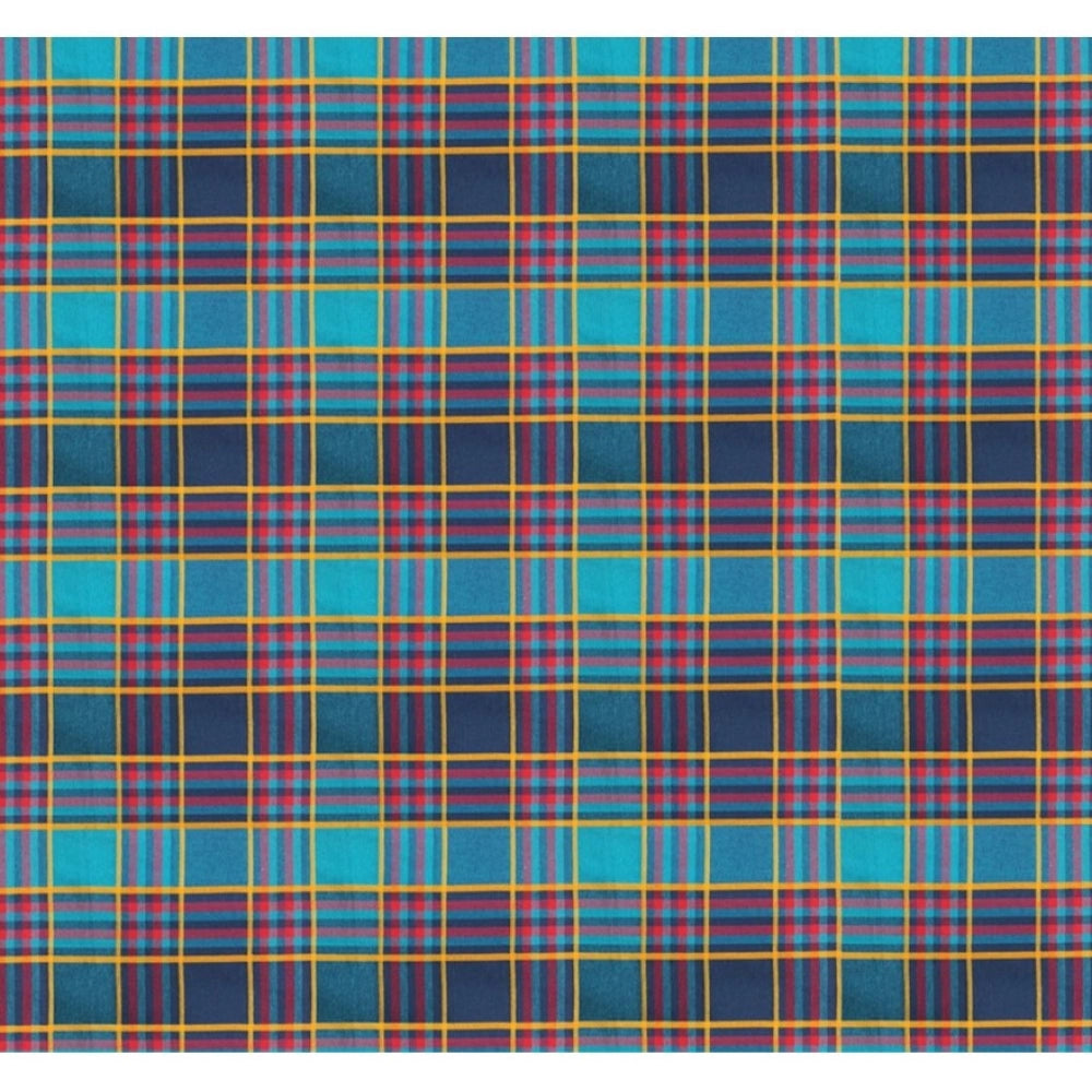 Checked Cotton Checks Table Cloth (Multicolor)