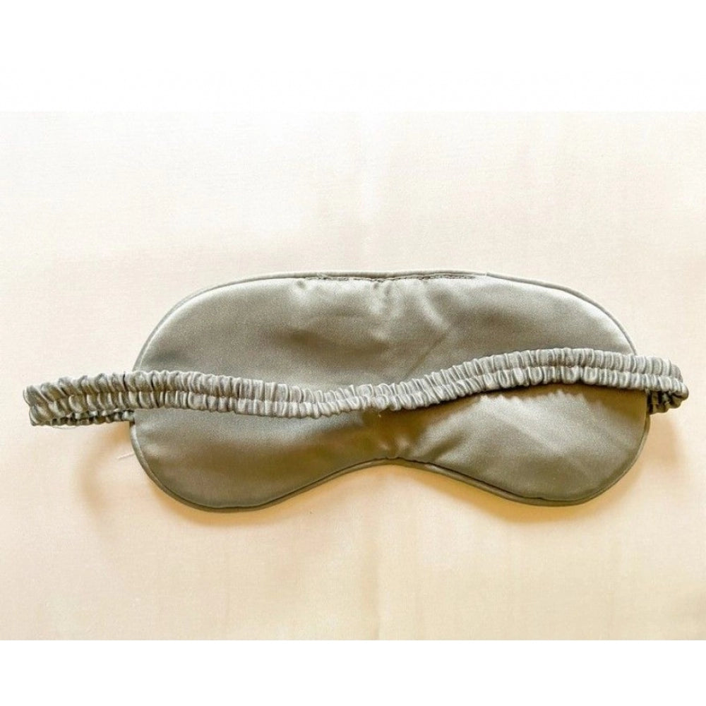 Solid Satin Silk Eyemasks (Grey)