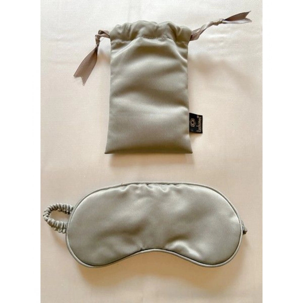 Solid Satin Silk Eyemasks (Grey)