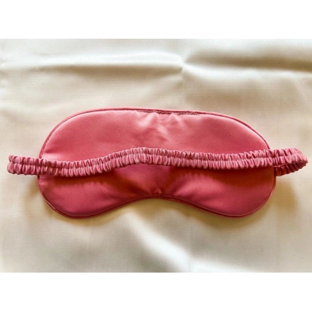 Solid Satin Silk Eyemasks (Pink)