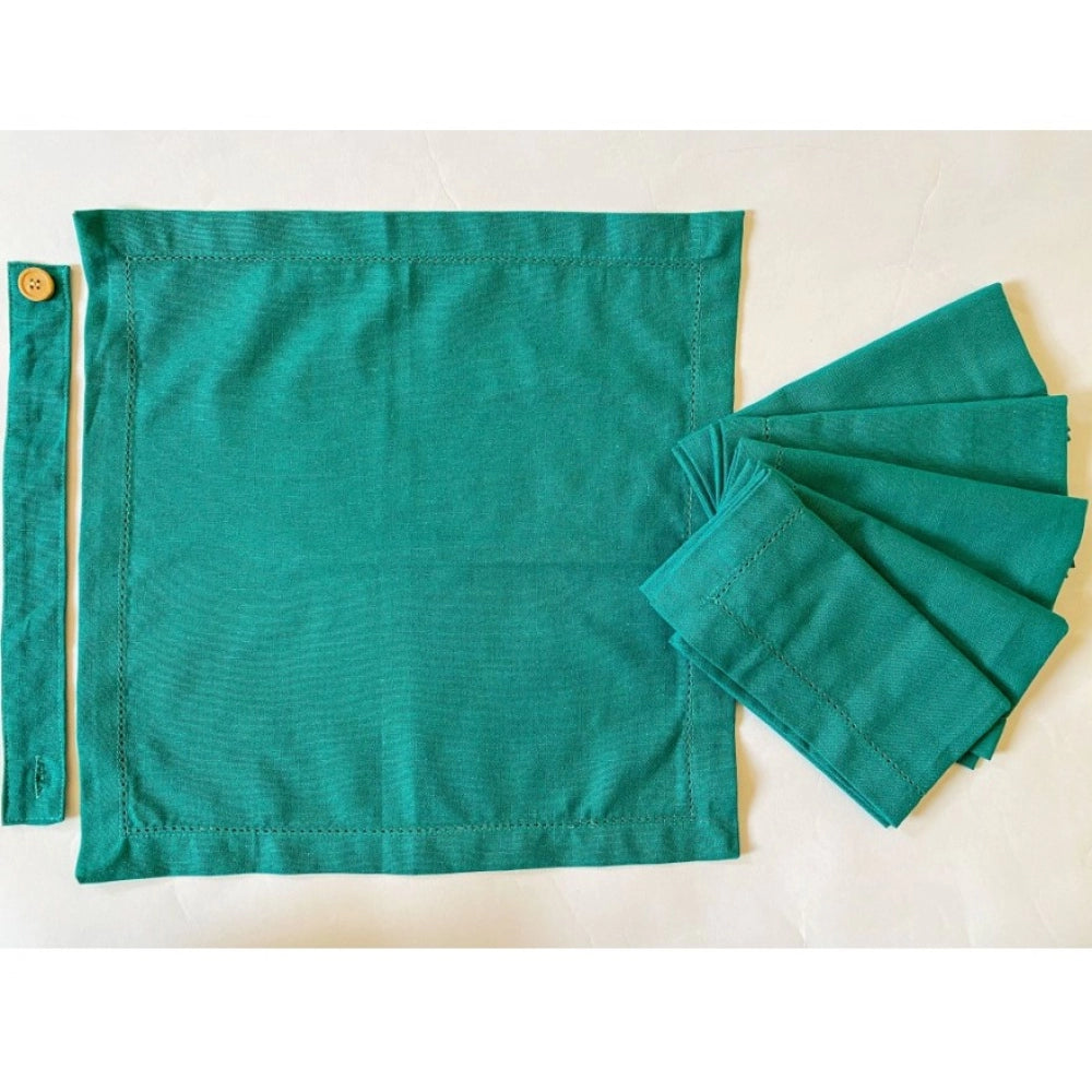 Solid Cotton Napkins Sets (Green)