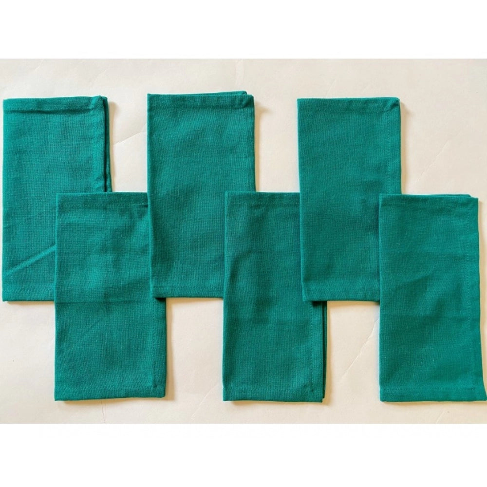 Solid Cotton Napkins Sets (Green)