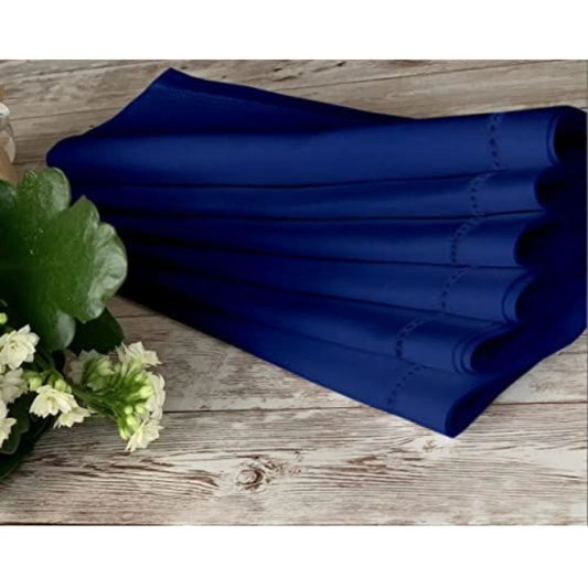 Solid Cotton Napkins Sets (Blue)