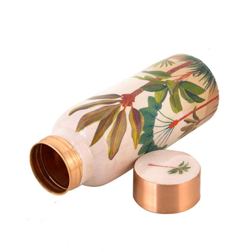 Dessert Printed Copper Bottle 500Ml (Multicolor)